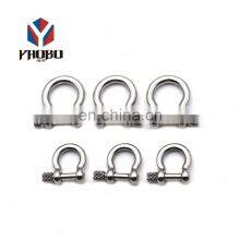 Fashion High Quality Metal Stainless Steel Screw Pin Bow Shackle thumbnail-2