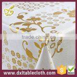 Patchwork Flower Embossed Pearlescent Tablecloth