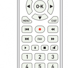 Custom Made Silicone Button For TV Remote Control/Rubber Keypad