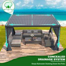 3*3m Waterproof and Easy Assemble Outdoor Pergola thumbnail-3