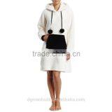 Long Sleeve Fleece Cute Hoodie Winter Pajamas For Women thumbnail-1