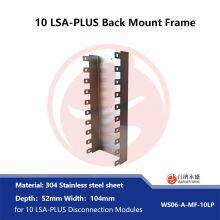 304# Stainless Steel Back Mount Frame for 10 LSA-PLUS Disconnection Modules WS06-A-MF-100 thumbnail-3