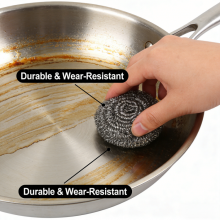 6 Packing Ss410 Scourer Customized Kitchen Cleaning Scourer Ball thumbnail-4