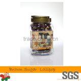 Famous Candy Brand Lollipop with Plum Brown Sugar Lollipop