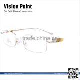 Full-rim Half Titanium 2012 Latest Design Spectacle Eyewear Frames Made in China for Wholesale thumbnail-1
