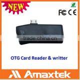 Factory Price All in One Micro USB OTG Card Reader With One Port USB2.0 Hub