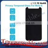 Privacy Anti-Spy Tempered Glass Screen Protector Shield Guard For Moto E thumbnail-1