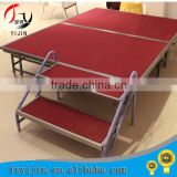 factory price portable mobile stage /folding stage with wheels