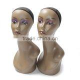 Alibaba Factory Price Femal Wig Mannequin Display Head With Shoulder                        
                                                Quality Choice