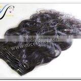 Clip in hair extensions best selling top quality 100% human hair clip in hair