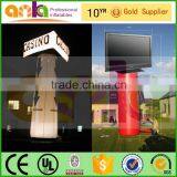 Outdoor Advertising Cheap Vinyl Inflatable Pizza Column / Tube thumbnail-2