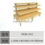 Supermarket Wooden Display Stand Glass Bakery Display Cabinet thumbnail-2