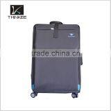 High Quality Middle Size Storage Travle Bag Luggage Rubber Wheel Trolley Case