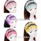 With 11 Years Manufacture Experience Design Elastic Hair Bands Head Wrap for Makeup thumbnail-1