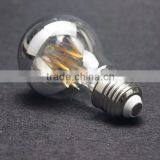A19 Led Filament Bulb Half Chrome Mirrow Silver Painted Decorations Indoor thumbnail-1