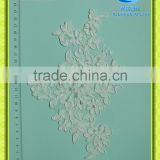 Embroiedered Jacquard lace flower CJM017CB