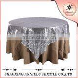 Cheap Wholesale Sliver Sequin Table Overlays thumbnail-1