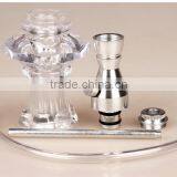 Global glaze new products perfume bottle and vase style shisha bottle hookah