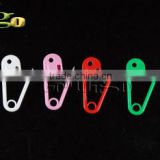 15/16" Plastic Colorful Safety Pins For Label Tags Fasteners Charms Baby Shower (Mix Colors Send) #FLQ001-C(Mix-s)