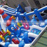 Irregular Outdoor Sea World Play Inflatable Rush Run Ostacle Course thumbnail-3