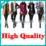 Wholesale zip-up with hood fashion lady hoodies (lyh03000367)