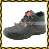 Buffalo leather PU injection men leather shoes safety