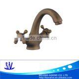 Electroplating Antique European Style Bathroom Basin Faucet Sink Tap thumbnail-1
