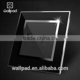 OEM Factory Wallpad Black Waterproof Acrylic Glass 110~250V EU UK RJ11 RJ45 Telephone Computer Wall Socket Modular Jack thumbnail-5