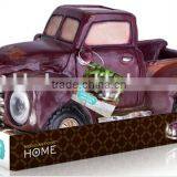 Resin Solar Vintage Pick-Up Truck Garden And Path Light thumbnail-2