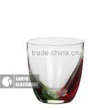 Samyo Handmade Custom Glassware Wine Glass Sets With Green and Red Color Decoration thumbnail-5