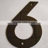 Economic Apartment Door Number With Black Nickel