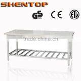 Shentop 2015 Newest Kitchen /Hotel/Restaurant Worktable STJMAGZT-01 Workdesk With Under Shelf thumbnail-1