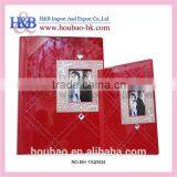 Global Hot Sale H&B 8*12 ,12*18 Red Hardcover Wedding Photo Album thumbnail-1