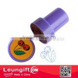 Fruit Cherry Stamper Plastic Purple Stamp