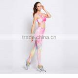 2016 Sexy Sublimation Printing Sports Bra of Women Yoga Bra Wholesale thumbnail-4
