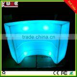 New Style Arrival LED Bar Furniture/LED Bar Counter Curved Bar for Party