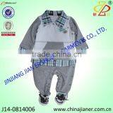 2015 New Arrival Top Quality Wholesale Polo Neck Baby Romper With Foot thumbnail-1