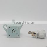Wall Decoration Fashion Cute Shape White Ceramic Led Clamp Desk Lamp