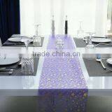 Hot Selling Textile Bronzing and Glitter Printing Table Runner Celebration Decoration thumbnail-5