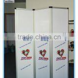 Elegant Screen Folding Diplay Panel, Aluminum Frame for Exhibition
