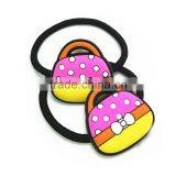 New Products Cute Cartoon Colored Soft Pvc Rubber Girls Hair Bands for Decorative thumbnail-3