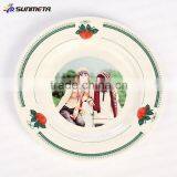 Sunmeta 8" Flower Rim Sublimation Ceramic Plates for Customs Photos in China thumbnail-1