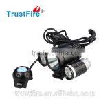 Bicycle Flashlight Mount, Bicycle Flash Light , Led Bike Lights Using One CREE XM-L 2 Light and Two XPE-R2 Lights,18650 Battery thumbnail-6