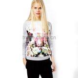 women sublimation custom sweatshirt, customizable sweatshirt