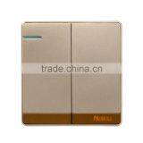 Two Gang One Way Electric Wall Switch