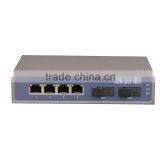 4 Port TX Fiber Switch With 2 Port SC Fiber SM Optical Fiber Support