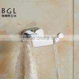 New Modern Simple Oval Design Zinc Alloy Chrome Bathroom Accessory Set Double Robe Hook