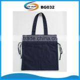 cotton fabric shopping bag with drawstring