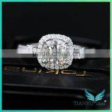 Custom Moissanite Jewelry Cheap Best Forever Brilliant Moissanite Youtube Moissanite 4 Carat Moissanite Ring thumbnail-4