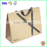 Luxury paper gift bag with Rope Hanle , Cute Paper Shopping Bag